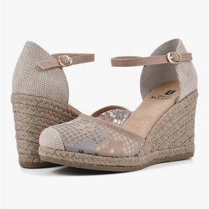 WHITE MOUNTAIN Women's Mamba Espadrille Wedge Sandal